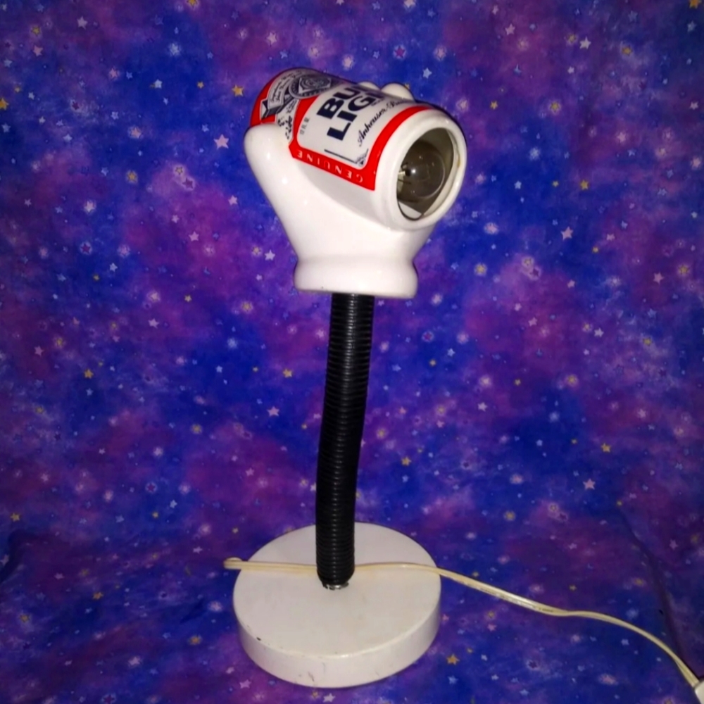 🍺 Vintage 1990 Budweiser Hand Lamp